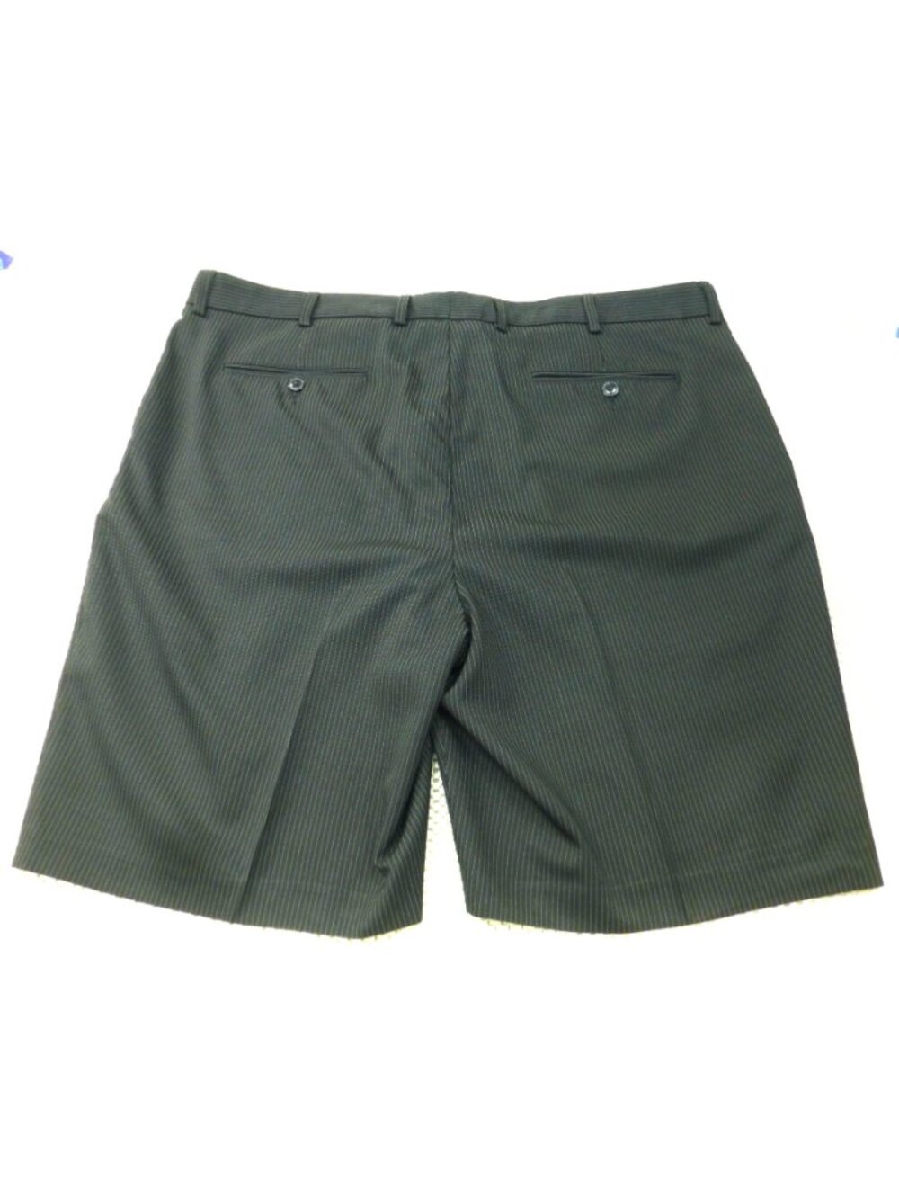 Greg Norman Mens Black Pinstriped Golf Shorts W40 Polyester Blend - Picture 2 of 9